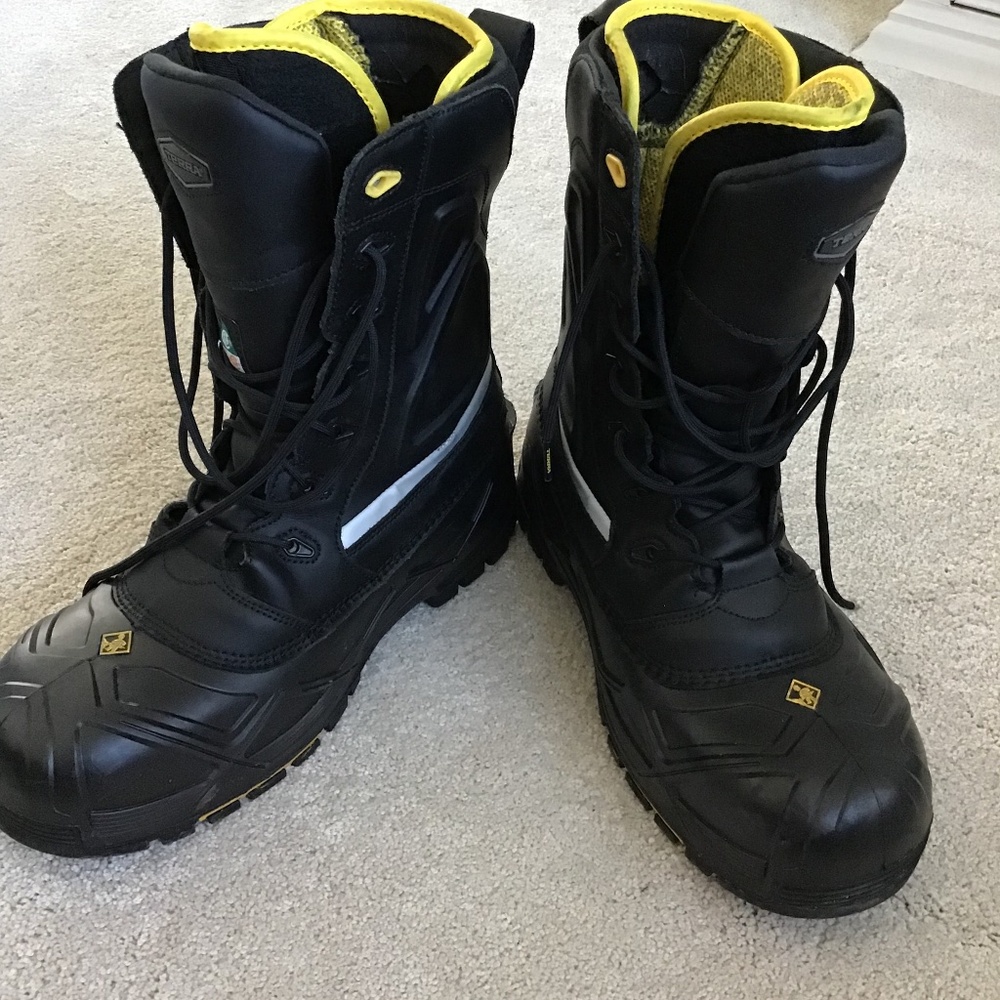Terra steel toe lined workboots